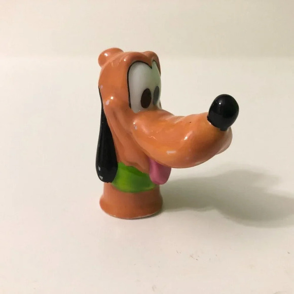 Enesco Disney Mickey and Co Pluto Figure Head Ceramic 2 Inch Tall - Picture 15 of 16